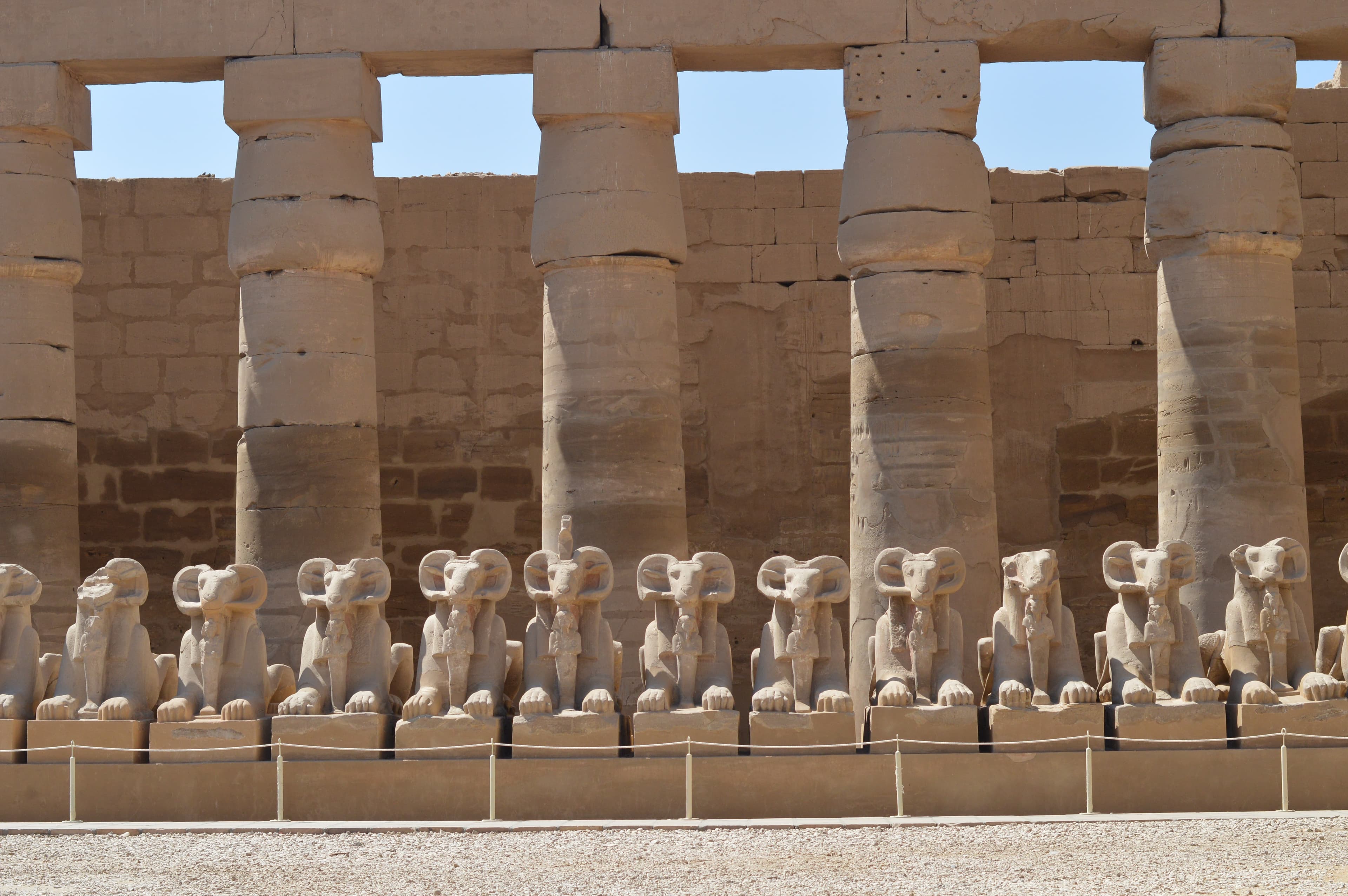 Ancient temple sanctuary with golden light