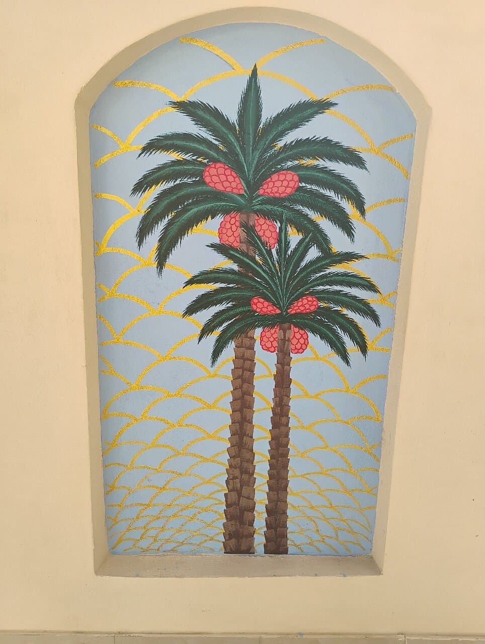 Luxor palm trees and Nile view